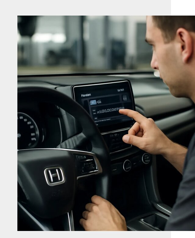 Русификация панели приборов Honda в Черняховске по цене 5240 ФастМобиль-Чрх